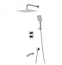 Yeti Смеситель для ванны и душа, монолит.излив 177мм встраиваемый Терм, хром, LM, LM7842C