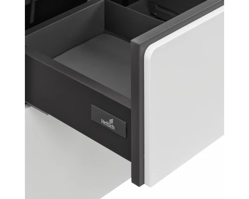 RONDA Тумба под раковину GAP 70, белый глянец/серый матовый, ROCA