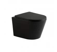 Унитаз подвесной IBERICA BLANCA BURGOS MINI Tornado черный матовый (IB.BRM.234.2B2)