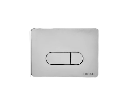 Кнопка  для инсталляции NOVUM D3, хром глянец, BERGES