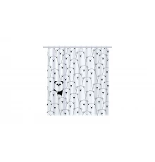 Шторка для ванной Fixsen Panda FX-2501, без колец