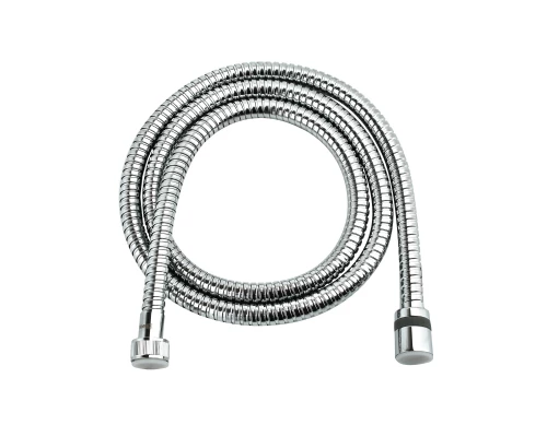 Шланг душевой двухзагибный 2 м, стальной, хром. LEMARK
