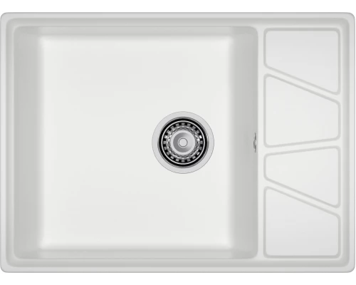 GRANFEST Мойка композит VERTEX, GF-V-680L, чаш+кр 680*500, иней