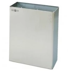 Контейнер для мусора настенный из нержавеющей стали матовый 23 л.