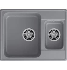 GranFest QUARZ (ECO-09) Мойка 1.5-чаш. 620*480 (темно-серый)