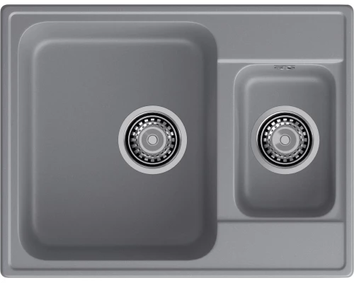GranFest QUARZ (ECO-09) Мойка 1.5-чаш. 620*480 (темно-серый)