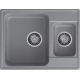 GranFest QUARZ (ECO-09) Мойка 1.5-чаш. 620*480 (темно-серый)