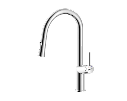 Minima Смеситель для кухни, выс.пов.вытяжной излив 230мм, р/ОД, хром, LM, LM3850C