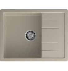 GRANFEST Мойка композит QUADRO GF-Q--650L чаша с крылом  650*500мм  топаз  арт.GF-