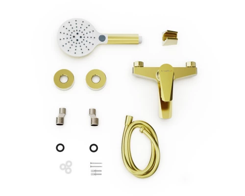 Смеситель для ванны TOKITO KIN брашированное золото (TOK-KIN-1014)