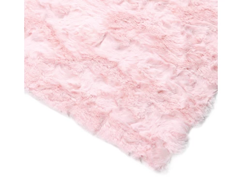 Коврик для ванной 1-ый Fixsen DELUX, FX-9040B розовый, 70х120 см.