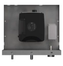 Универсальный встраиваемый блок с сушилкой для рук, смесителем для воды и дозатором для мыла 12053.C