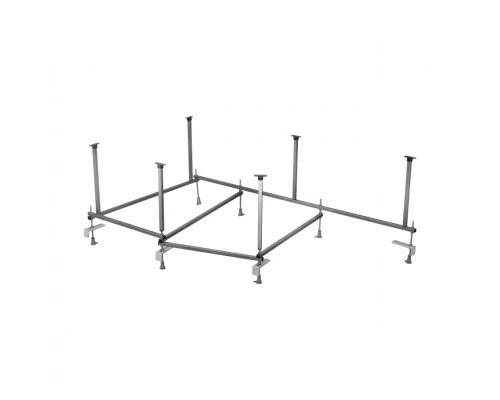 Монтажный комплект для ванны ЭДЕРА 170х100 см. (рама, слив-перелив с сифоном, крепеж к стене, крепеж