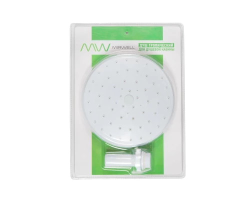 MIRWELL Душ верхний без подсветки 150мм, в блистере