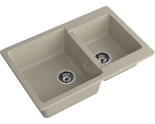 GRANFEST Мойка композит PRACTIK GF-P--780K  2 чаши 780*510 мм  топаз  арт.GF-