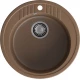 GRANFEST Мойка композит RONDO GF-R--520   D=520 мм   терракот  арт.GF-