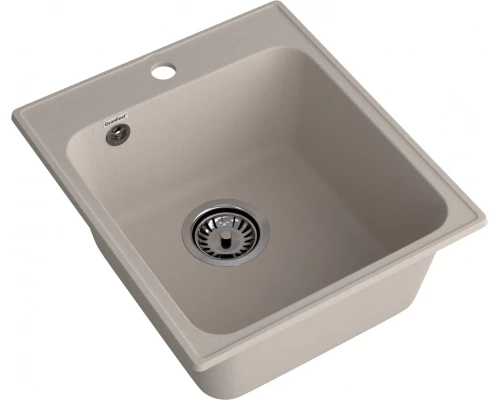 GranFest QUARZ (ECO-17) Мойка  1-чаш. 420*480 (песок)