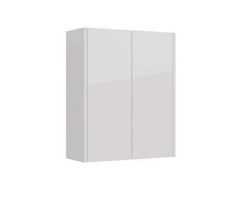 Шкаф Lemark COMBI 60 см подвесной, 2-х дверный, цвет корпуса, фасада: Белый глянец