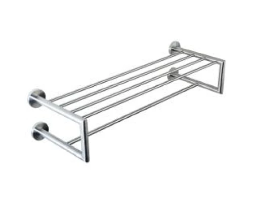 Полка для полотенец NIZA с 4 креплениями к стене матовая, шт