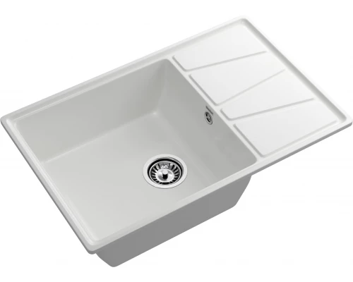 GRANFEST Мойка композит VERTEX, GF-V-780L, чаш+кр 780*500, иней