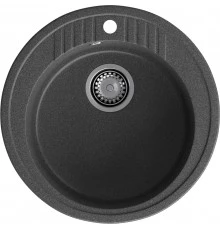 GRANFEST Мойка композит RONDO GF-R--520   D=520 мм графит арт.GF-