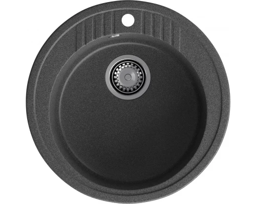 GRANFEST Мойка композит RONDO GF-R--520   D=520 мм графит арт.GF-