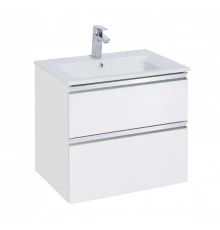 GAP Тумба под раковину GAP 60, белый глянец, 2 ящ., ROCA