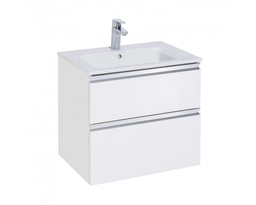 GAP Тумба под раковину GAP 60, белый глянец, 2 ящ., ROCA