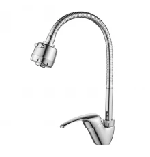 A35 Смеситель для кухни, гиб.излив 166мм, р/ОД, хром, ROS, A35-26