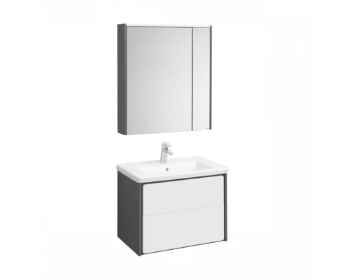 RONDA Тумба под раковину GAP 60, белый глянец/серый матовый, ROCA