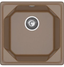 GRANFEST Мойка композит UNIQUE, GF-U-500, 1-чаша 500*500, терракот