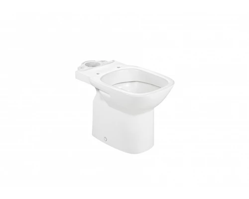 DEBBA Чаша унитаза с горизонтальным выпуском, установочный комплект, белая. (RU). ROCA