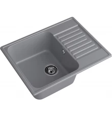 GranFest QUARZ (ECO-13) Мойка чаша+кр 620*480 (темно-серый)