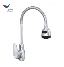 ДАЧА Смеситель для мойки с гибким изливом, одноручный, СЛАВЕН, В25