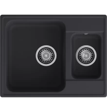 GranFest QUARZ (ECO-09) Мойка 1.5-чаш. 620*480 (черный)