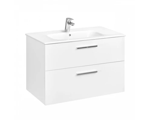 VICTORIA Тумба под раковину VICTORIA 80, 2 ящика, белый гл., ROCA