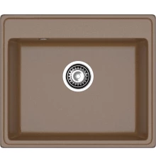 GRANFEST Мойка композит VERTEX, GF-V-580, чаша 580*500, терракот