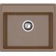 GRANFEST Мойка композит VERTEX, GF-V-580, чаша 580*500, терракот