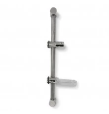 Штанга для душа в комплекте с мыльницей,  D25. h=60 см, СЛАВЕН