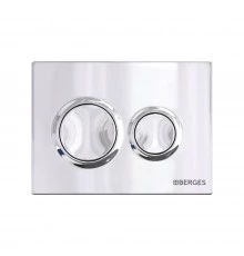 Кнопка  для инсталляции NOVUM O3, хром глянец, BERGES