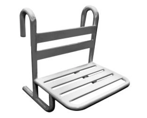 Съемное сиденье для душа или ванной из нержавеющей стали матовое, шт