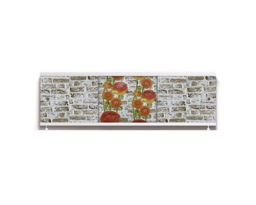ОПТИМА_Decor Экран для ванны 170 см,ПВХ с офсетной печатью,(грация-012), ALAVANN
