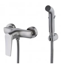 Bronx Смеситель для биде, без излива на стену гигиен.душ,р/ОД, графит, LM, LM3718GM