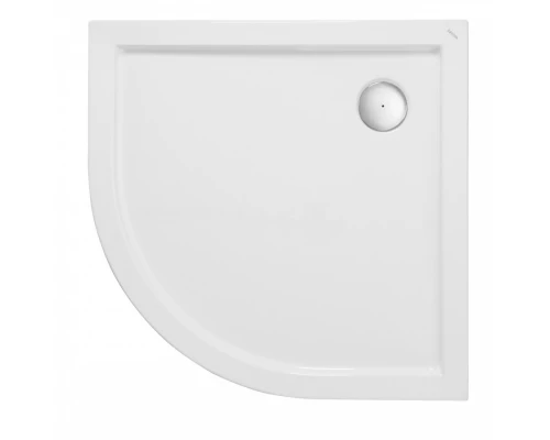 ПАЛЕРМО Поддон акриловый четверть круга 90Х90 белый (сифон, регулируемые ножки)