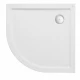ПАЛЕРМО Поддон акриловый четверть круга 90Х90 белый (сифон, регулируемые ножки)