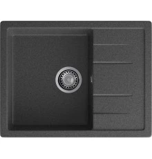 GRANFEST Мойка композит QUADRO GF-Q--650L чаша с крылом  650*500мм графит арт.GF-