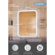 Зеркало Glamour LED 700х900 с подогревом