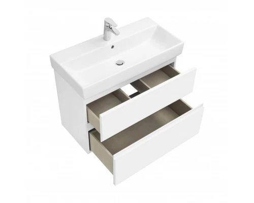 OLETA Тумба под раковину Oleta 80, 2 ящ., белый матовый