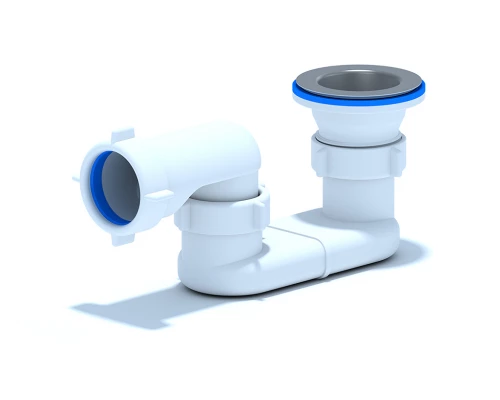 ANI Сифон для душевого поддона плоский 1 1/2,ANIPLAST