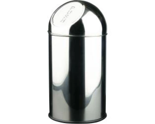 Ведро из нерж. cтали 35л. c крышкой push-open, шт